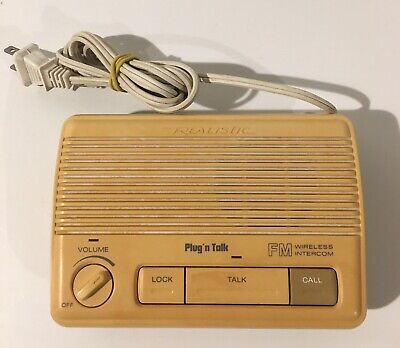 Radio Shack Wireless FM Intercom 43-204