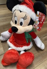Disney Mrs Claus Minnie Mouse Plush Christmas Holiday Santa NEW  Fast Ship 