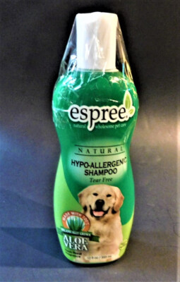 Dog or Cat Shampoo Espree Natural Hypo-Allergenic Tear Free Aloe Vera Coconut