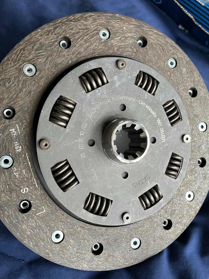 Disco de embrague Ferrari 250GT principios de 275 GTB/GTS OEM NOS en caja parte # 95500015 Foto 2 de 4