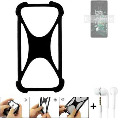 Schutzring für OnePlus 10T Silikoncase + headphones Softcase Bumper Schutz Hül