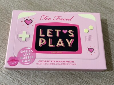 Too Faced ~LETS PLAY~ Eyeshadow Palette Smells Like Bubble Gum~Pigmented