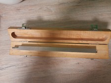 Mikrotom / Messer , sehr scharf, gebraucht, Klinge ca 24 cm lang,  Holzs., Topp