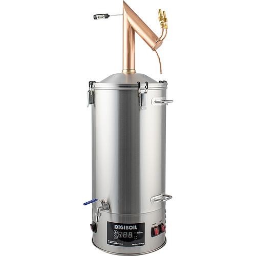 DigiBoil Alcoengine Copper Pot Still Bundle 35L/9.25G (220v) Brewing Distilling