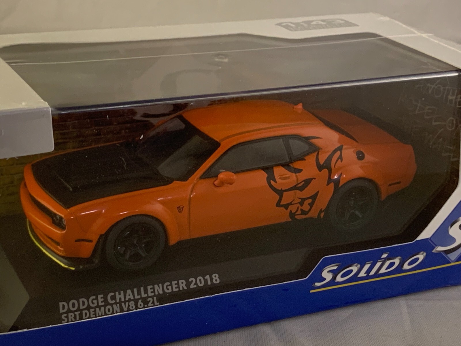 Miniature DODGE Challenger SRT Demon 2018 Solido 1/43 finition premium
