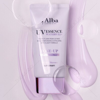 D'ALBA UV Essence Waterfull+ Tone-Up #Purple Sun Cream 50ml SPF 50+ PA++++ Vegan