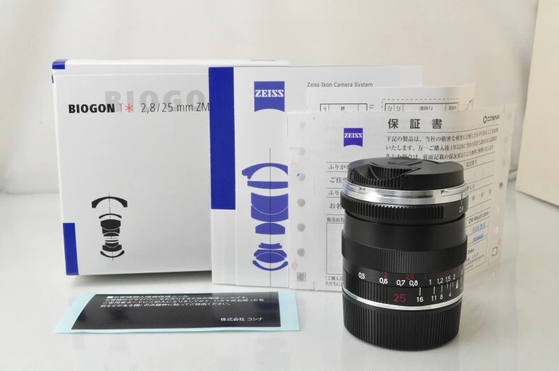 ZEISS Biogon T* 25mm Focal f/2.8 Camera Lenses for sale | eBay