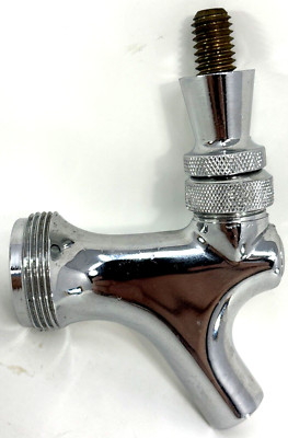 Hoff Stevens Beer Spout Pour Chrome Home Brew Bar Keg Kegerator New Soda Beer