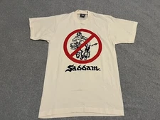 Vintage Saddam Hussein Shirt Screen Stars Best Medium Single Stitch Made in USA