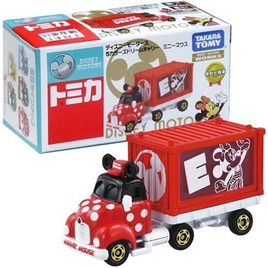 Tomy Tomica Disney Motor 5 Colors Dream Carry Minnie Mouse Truck
