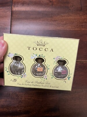 TOCCA Eau de Parfum Trio Dabbers - 3 x 0.17 fl oz Florence Stella Cleopatra BNIB