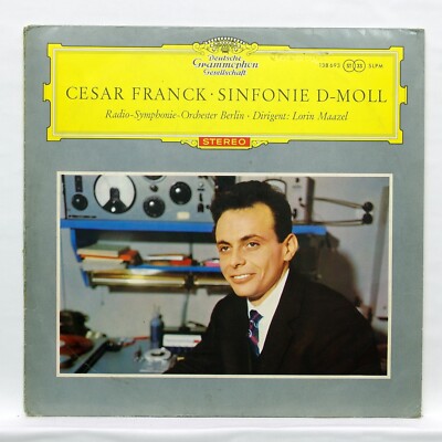 SLPM 138693 LORIN MAAZEL - FRANCK symphony in D minor DGG LP