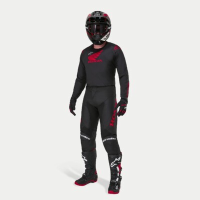Complete Cross Enduro Jersey Pants Alpinestars Honda Racer Iconic