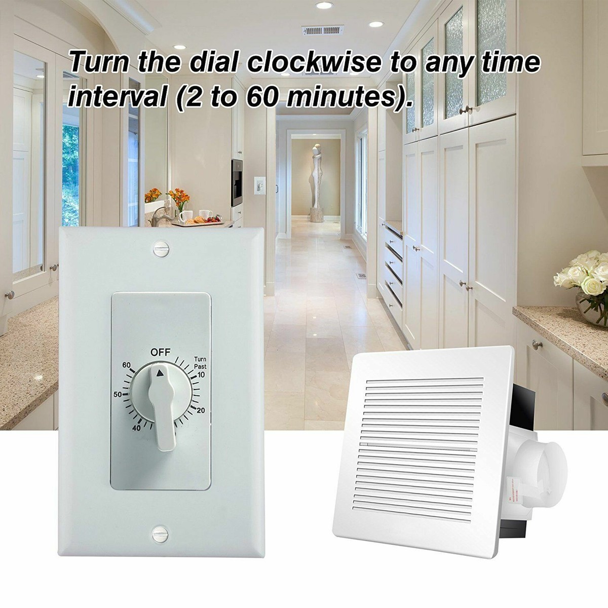 Green Mechanical Timer Kitchen Timers BN-LINK Heavy Duty 60-Minute ...