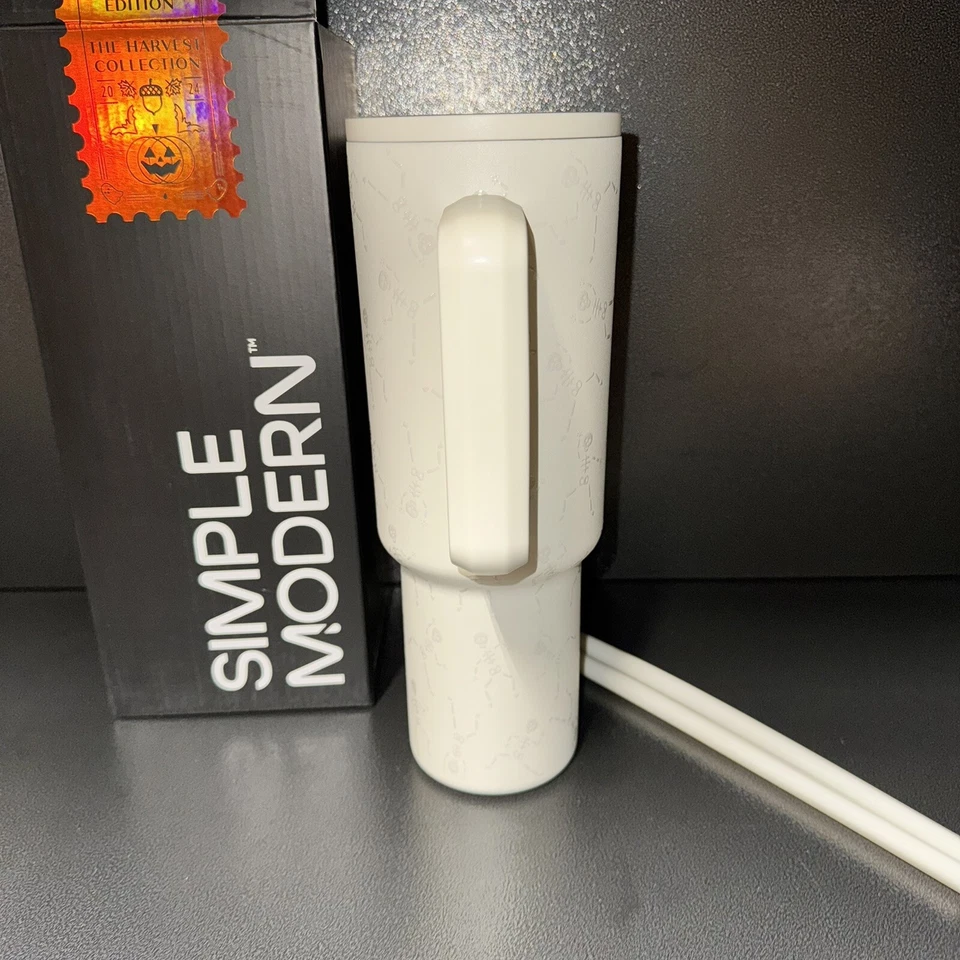 Simple Modern Halloween Trek Tumbler - Dancing Skeletons Harvest Collection NWT - Image 2 of 4