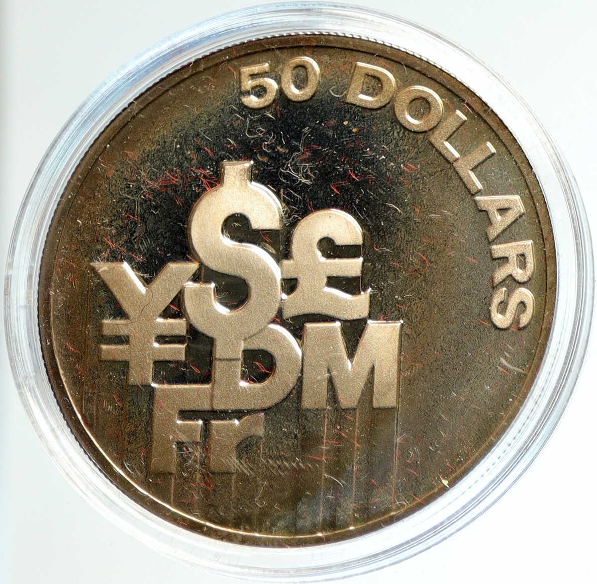 1980 SINGAPORE International Financial Center PRF Silver 10