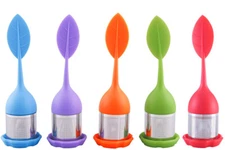 Silicone Tea Leaf Infuser - 5 Colors To Choose From - Fusion Teas