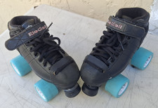 Riedell R3 Size 2 Roller Skate Teal Wheels