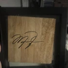 Michael Jordan Signed Charlotte Bobcats Floorboard Piece NBA Basketball Original