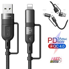 Mcdodo Data Cable USB-C Type-C to Type C USB Charger 4 in 1 Multi Fast Charging