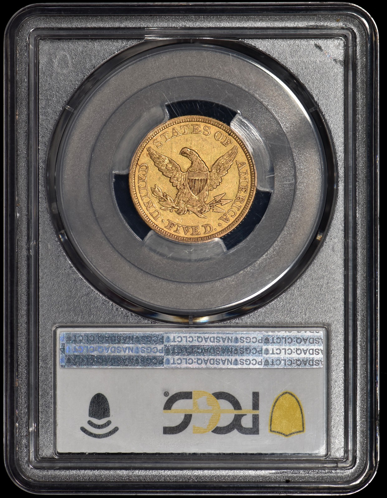 1857 Liberty Head Half Eagle $5 Gold PCGS XF40 - Original Coin!