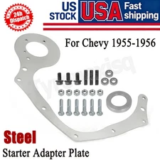 For 1955-56 Chevy And Newer Blocks With Broken Starter Mounts Starter Plate Kit