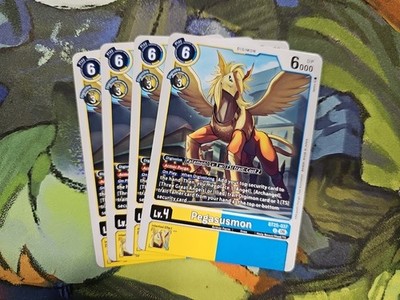 Digimon TCG BT25-037 Dual Revolution Pegasusmon x4 Playset