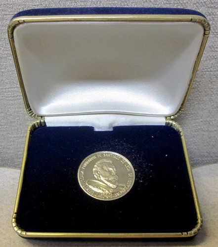 1967 Venezuela Cuatricentennial Caracas .9999 Silver Proof Commemorative Medal