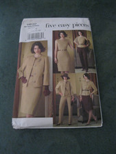 Vogue: Pattern no. V8137 : Ladies Items: Sizes 14 - 18  : 2005:  Easy: Uncut
