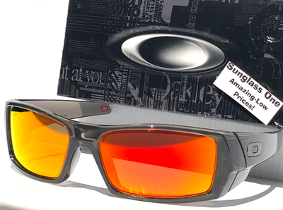 NEW Oakley GASCAN Grey Smoke POLARIZED Galaxy Ruby Mirror Sunglass