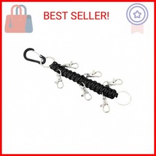 DEEKA Paracord Handmade Cheer Bows Holder for Cheerleading Teen Girls High Schoo