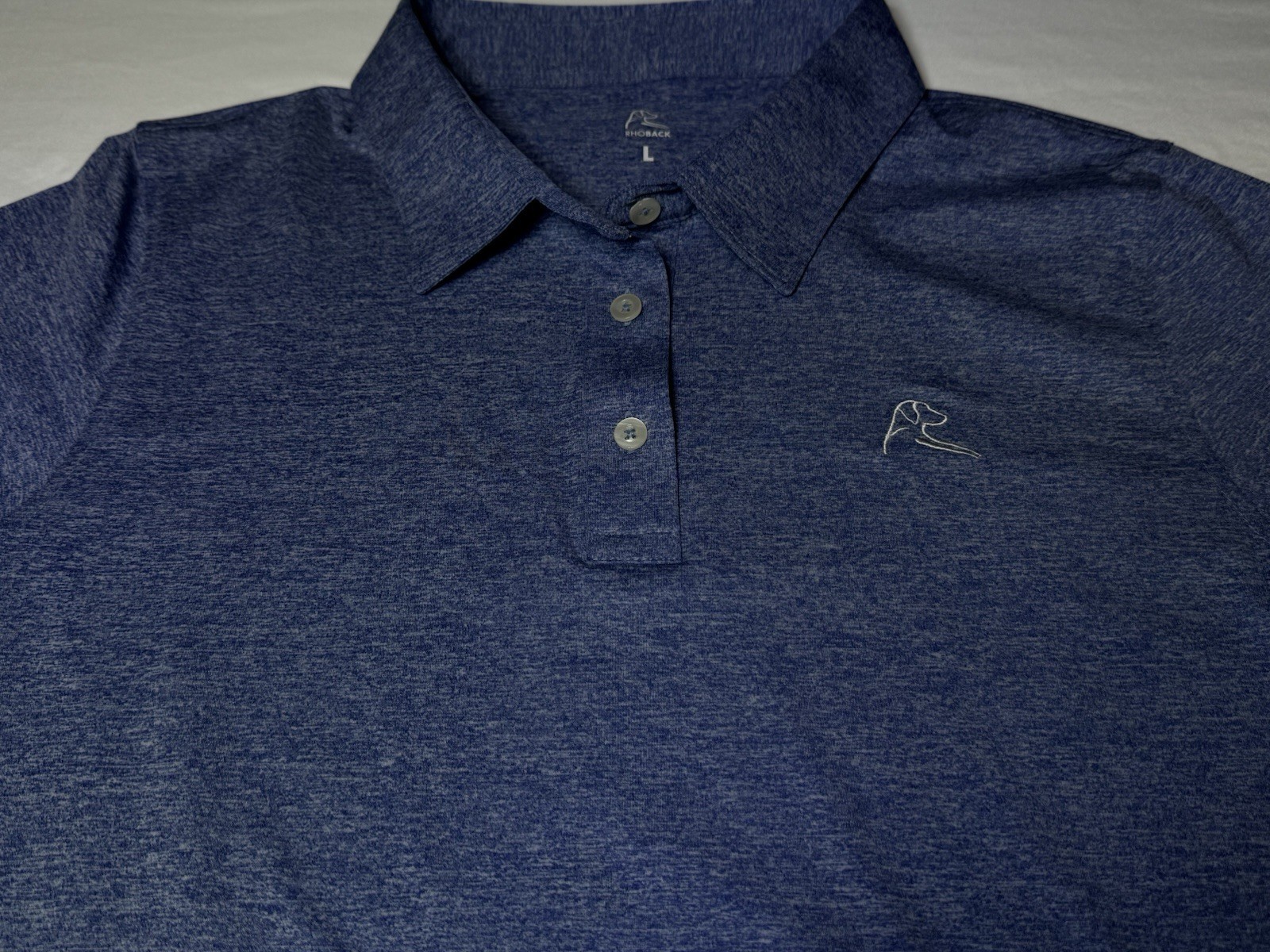 Rhoback Performance Polo Size Large Annapolis Hea… - image 6
