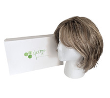 Envy by Alan Eaton Gia Wig DARK BLONDE Textured Bob 100% Kanekalon Fiber w Box