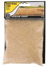 Woodland Scenics FS624 7mm Straw Static Grass