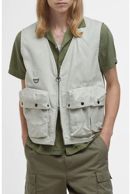 Barbour Modified Westmoreland Vest in Cream MSRP$385 British Heritage