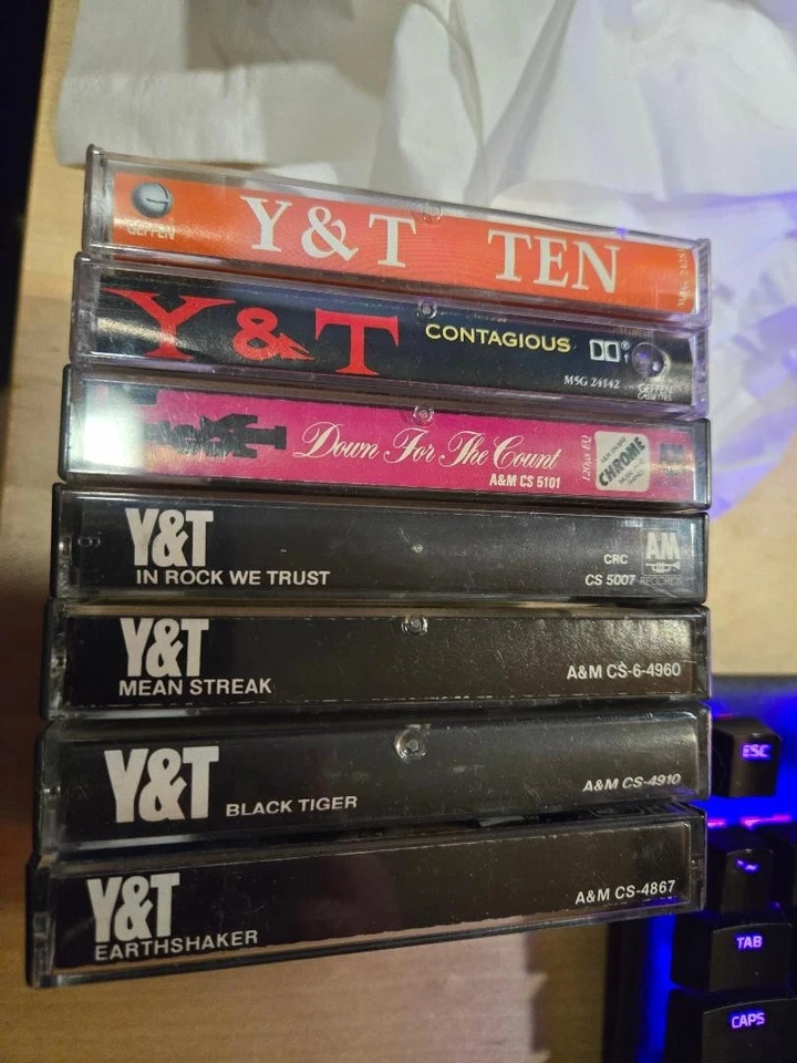 Yesterday & Today / Y&T 7 cassette lot USED VG - Image 2 of 2