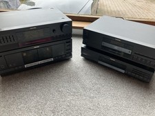 Vintage Toshiba Hi-Fi Separates Stack System SJ-3439 Amp Tape XR-9219 CD ST-3519