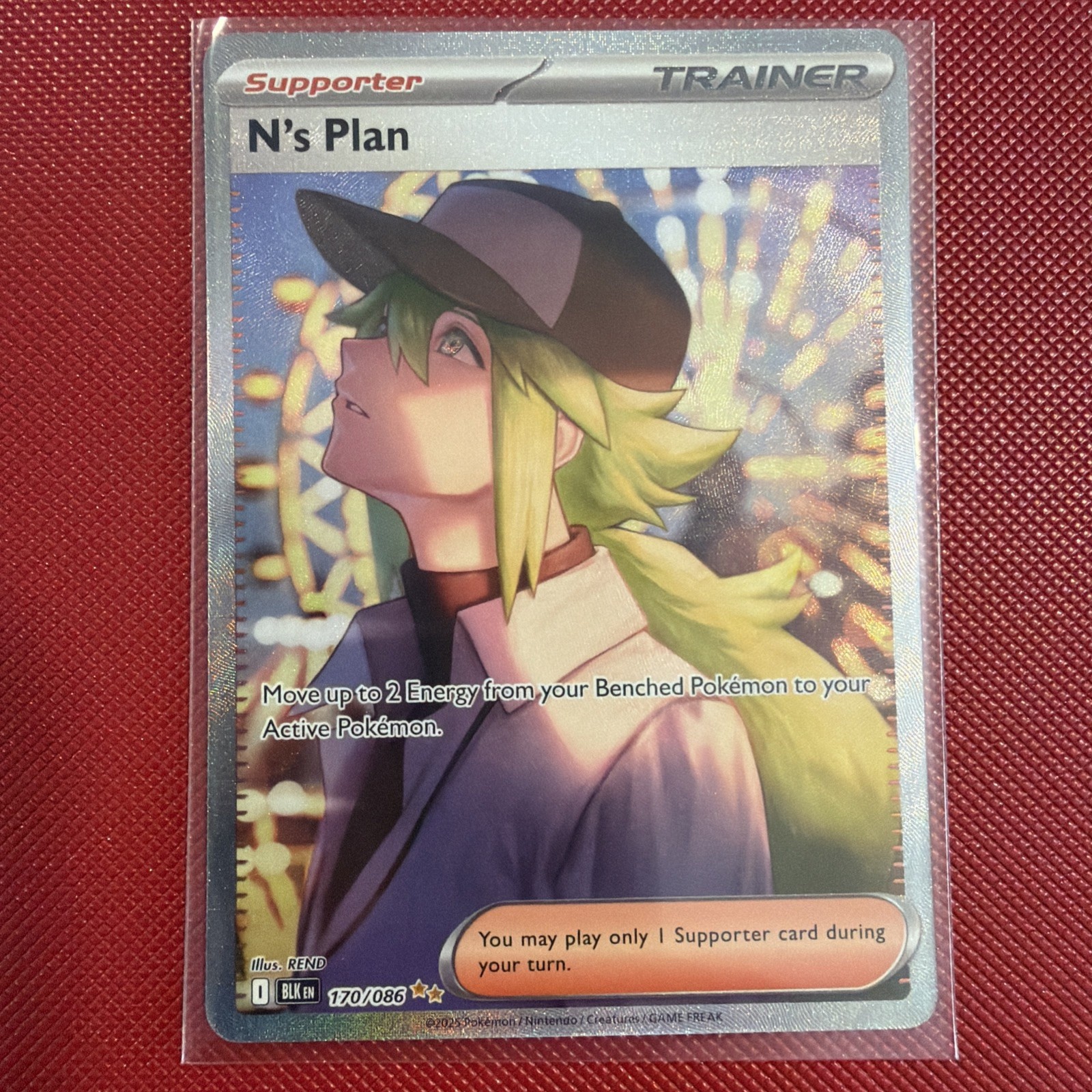 N's Plan 170/086 Sv: Black Bolt Holo