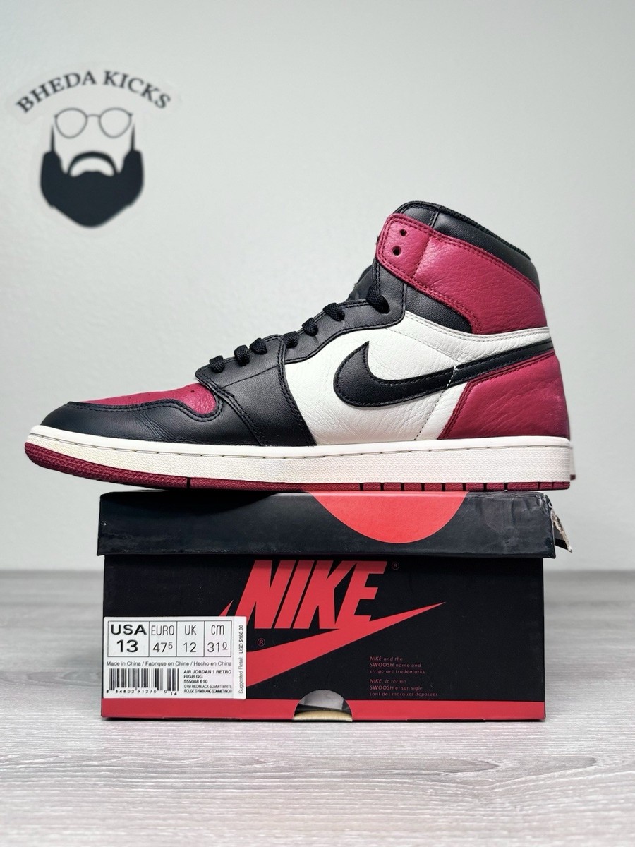 Size 13 - Jordan 1 Retro OG High Bred Toe 555088-610 Authentic