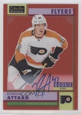 2022 O-Pee-Chee Platinum Retro Rookies Red Rainbow Ronnie Attard #R-86 Auto 0bn4