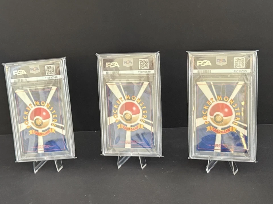 Japanese Fossil Pokemon Legendary Bird PSA Lot- Zapdos Articuno Moltres - Image 2 of 2