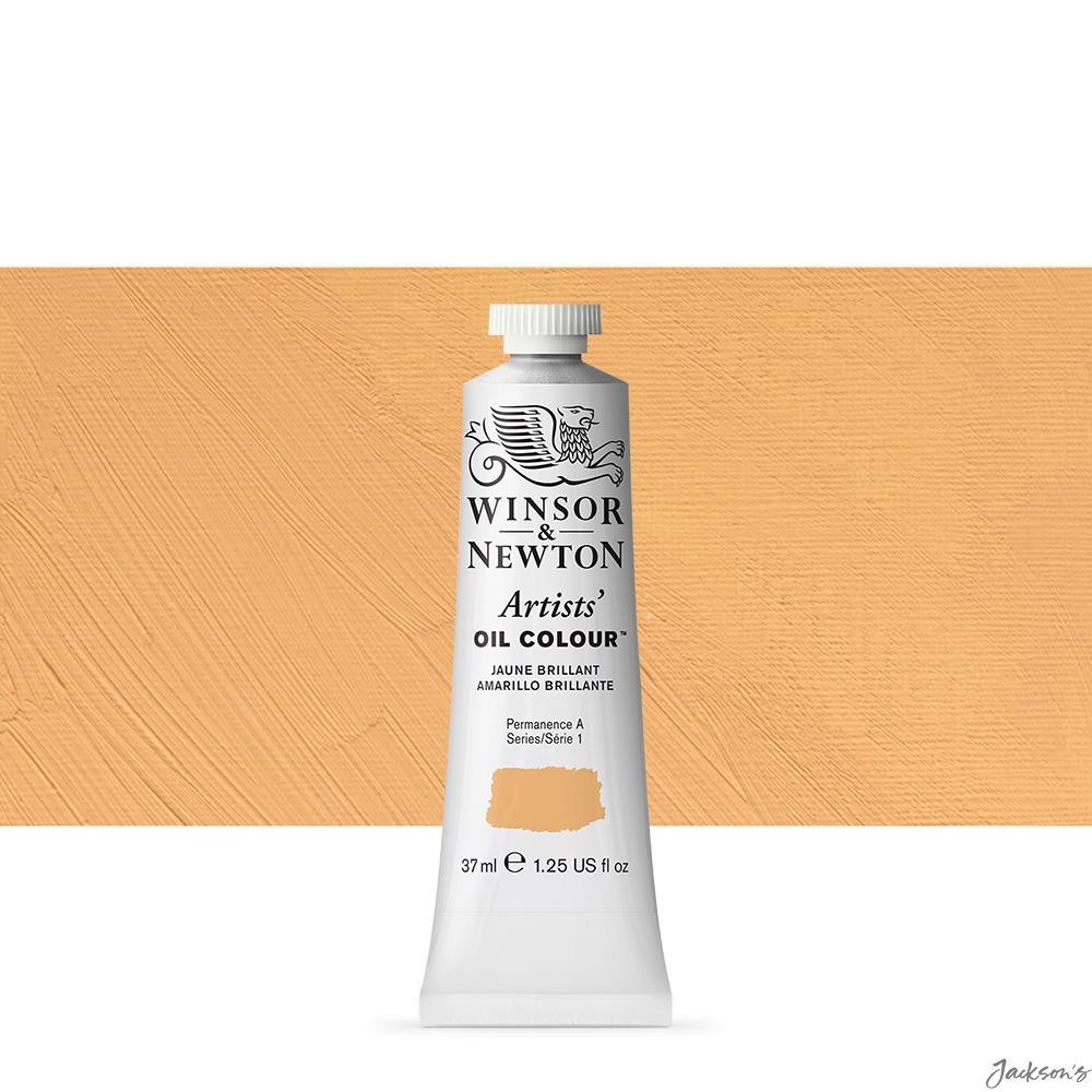 Winsor & Newton Artists' Oil Paint Cadmium Zinc 37ml Jaune Brillant Colour