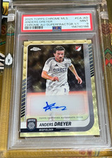 2025 Topps Chrome MLS Anders Dreyer Superfractor Auto 1/1 PSA 9