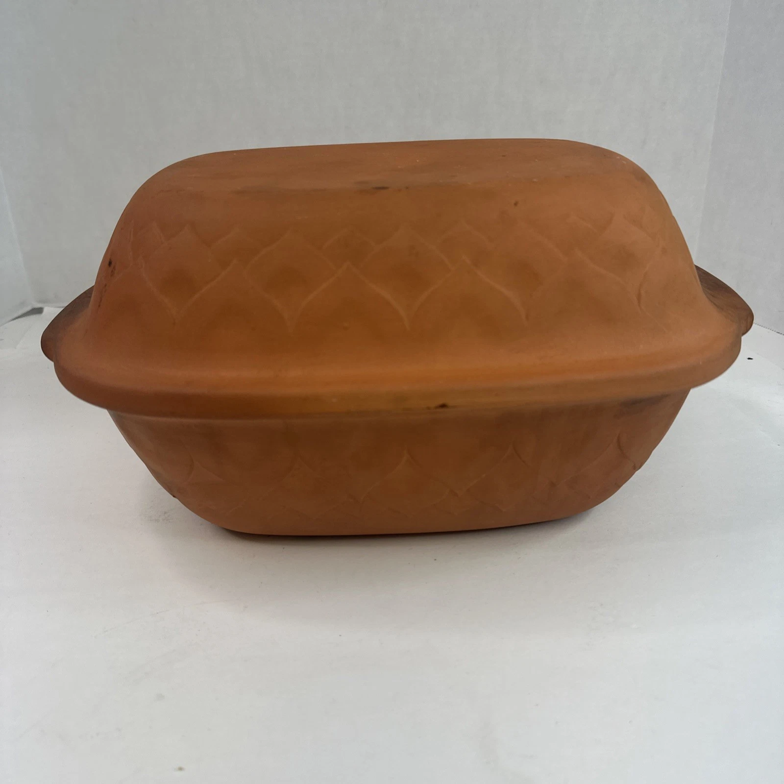Vintage ROMERTOPF Clay Terra Cotta Dutch Oven Baker Roaster West Germany #847
