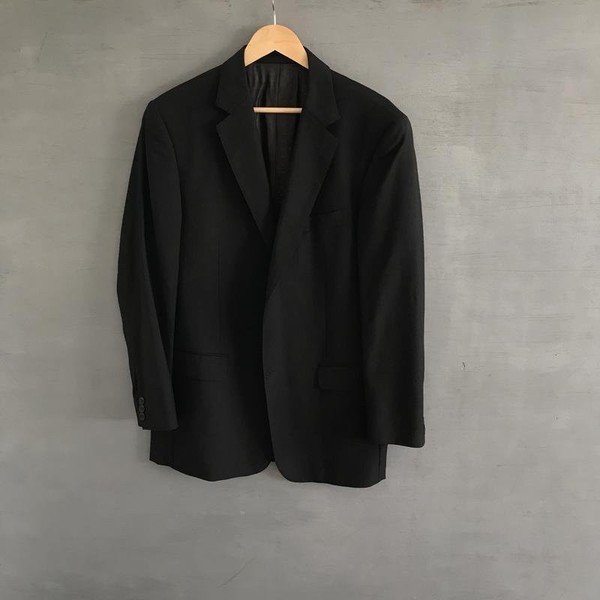 Men Pal Zileri Suit Grey Wool 42 / XL / 50