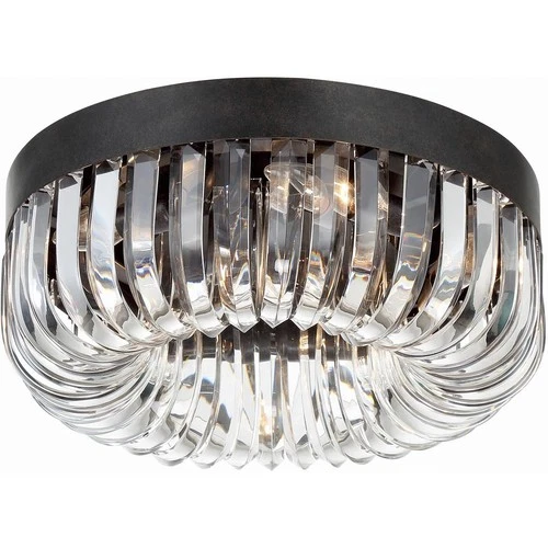 Crystorama ALI-B2005-CZ Alister Flush Mount Charcoal Bronze - Picture 1 of 6