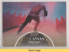 2021-22 Upper Deck Series 2 UD Canvas Brent Burns #C184 READ 6f8