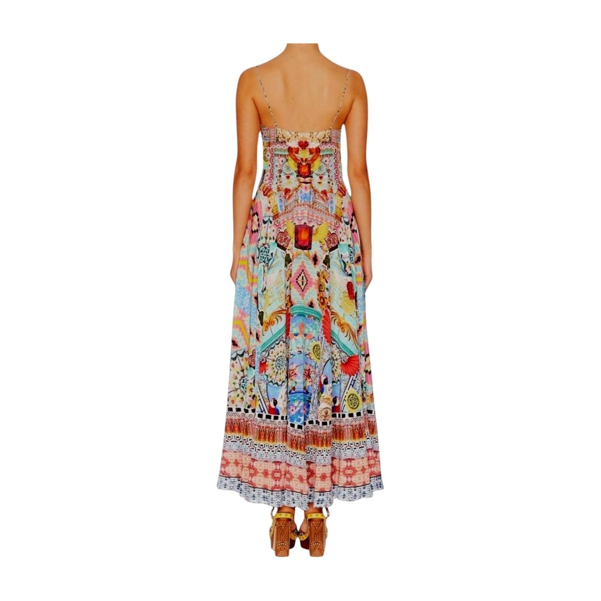 chinese dress ladies Long Dress With Tie Front