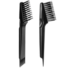 2 Pcs Hair Brush Cleaner Tool 2 in 1 for Pick Cleaning & Detangling Combs Nylon 