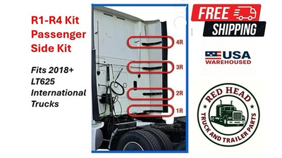 #ad #ad Ride Side Passenger Cab Extender Brackets 2018 International Lt625 X4pcs $350.00